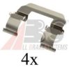 CARRAB BP 2329 Accessory Kit, disc brake pads